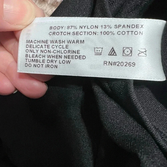 Rago Cortland Intimates Comfort Control Super Stretch Pantsliner BLACK LG NWOT - Picture 10 of 10